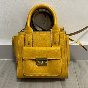 NWOT 3.1 PHILIP LIM x TARGET Small Mustard Top Handle + Crossbody Bag